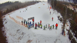 Kamera u nástupu na vlek svah A