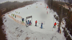 Kamera u nástupu na vlek svah A