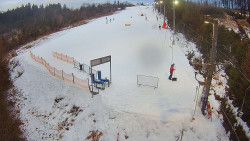 Kamera u nástupu na vlek svah A