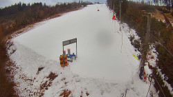 Kamera u nástupu na vlek svah A