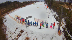 Kamera u nástupu na vlek svah A