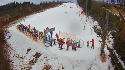 Kamera u nástupu na vlek svah A