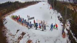 Kamera u nástupu na vlek svah A