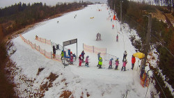 Kamera u nástupu na vlek svah A