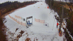 Kamera u nástupu na vlek svah A