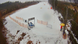 Kamera u nástupu na vlek svah A