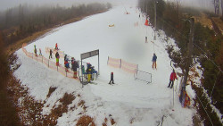 Kamera u nástupu na vlek svah A