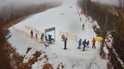 Kamera u nástupu na vlek svah A