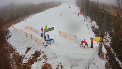 Kamera u nástupu na vlek svah A