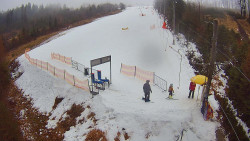 Kamera u nástupu na vlek svah A