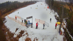 Kamera u nástupu na vlek svah A