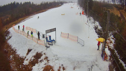 Kamera u nástupu na vlek svah A