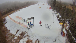 Kamera u nástupu na vlek svah A