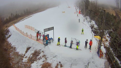 Kamera u nástupu na vlek svah A