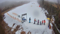 Kamera u nástupu na vlek svah A