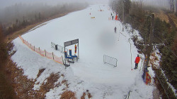 Kamera u nástupu na vlek svah A