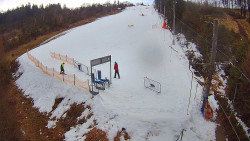 Kamera u nástupu na vlek svah A