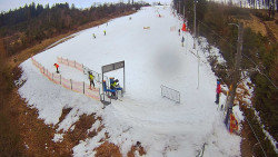 Kamera u nástupu na vlek svah A