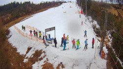 Kamera u nástupu na vlek svah A