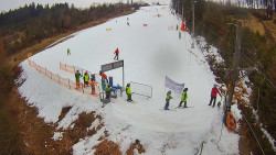 Kamera u nástupu na vlek svah A