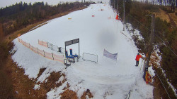 Kamera u nástupu na vlek svah A