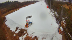 Kamera u nástupu na vlek svah A