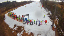 Kamera u nástupu na vlek svah A