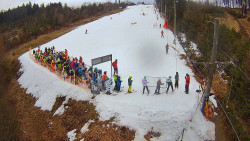 Kamera u nástupu na vlek svah A