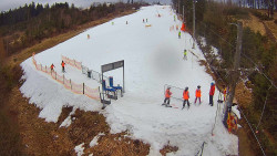 Kamera u nástupu na vlek svah A