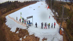 Kamera u nástupu na vlek svah A