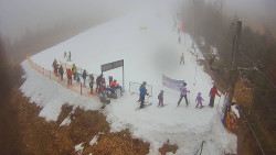 Kamera u nástupu na vlek svah A