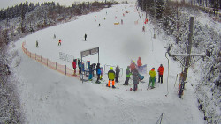 Kamera u nástupu na vlek svah A