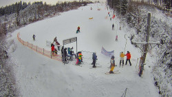 Kamera u nástupu na vlek svah A