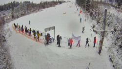 Kamera u nástupu na vlek svah A