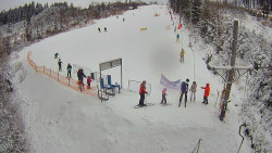 Kamera u nástupu na vlek svah A