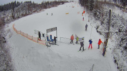 Kamera u nástupu na vlek svah A