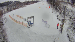 Kamera u nástupu na vlek svah A