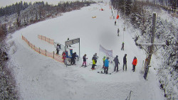 Kamera u nástupu na vlek svah A