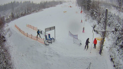 Kamera u nástupu na vlek svah A