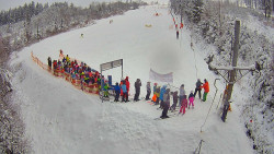 Kamera u nástupu na vlek svah A