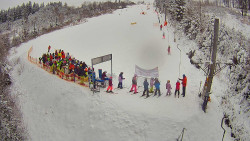 Kamera u nástupu na vlek svah A