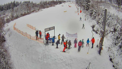 Kamera u nástupu na vlek svah A