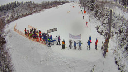 Kamera u nástupu na vlek svah A