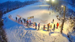 Kamera u nástupu na vlek svah A