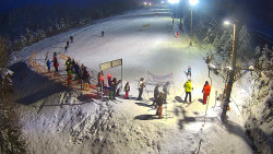 Kamera u nástupu na vlek svah A