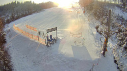 Kamera u nástupu na vlek svah A