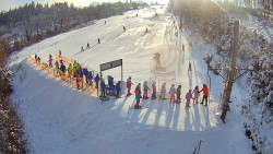 Kamera u nástupu na vlek svah A