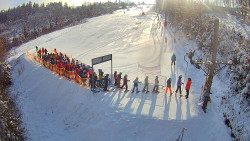 Kamera u nástupu na vlek svah A