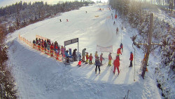 Kamera u nástupu na vlek svah A