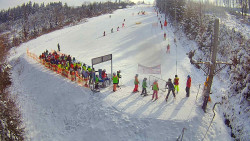 Kamera u nástupu na vlek svah A